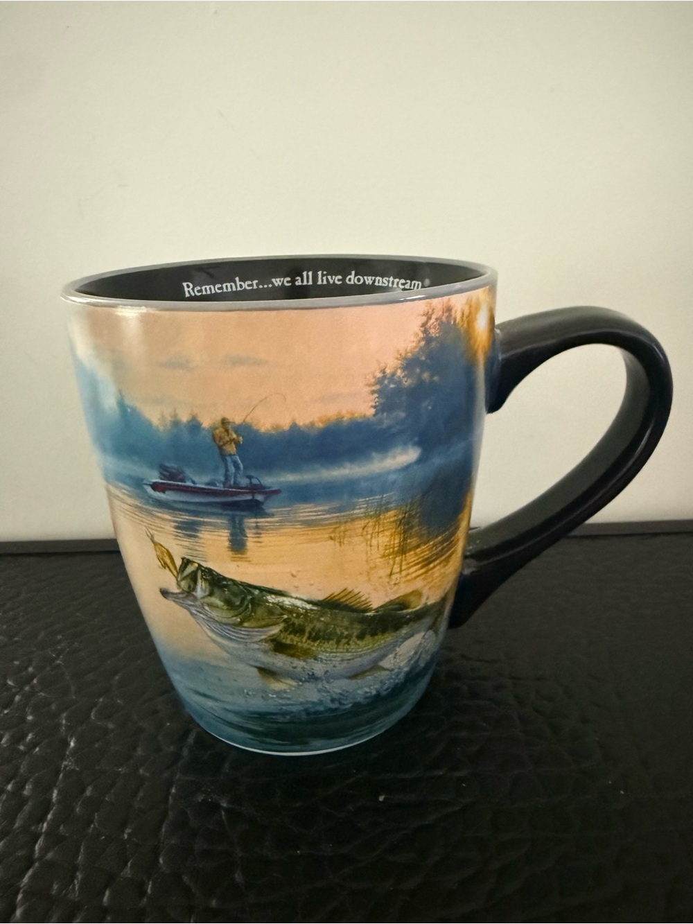 Jonny Morris Bass Pro Shops Fishing coffee cup mug 24 ounce